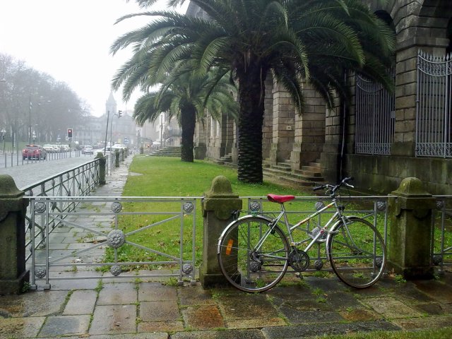 just around the corner