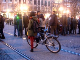 ciclista urbano do Porto