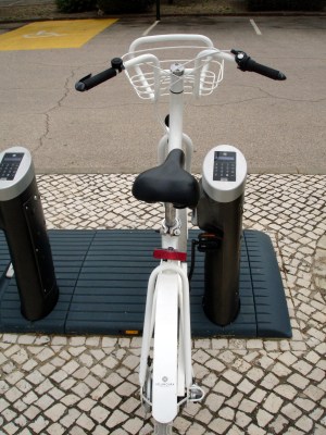 ancoramento do sistema de biclas partilhadas de Vilamoura