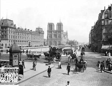 Figura 1 - Uso do cavalo como meio de transporte em Paris. Fonte: http://www.parisenimages.fr/fr/popup-photo.html?photo=211-11