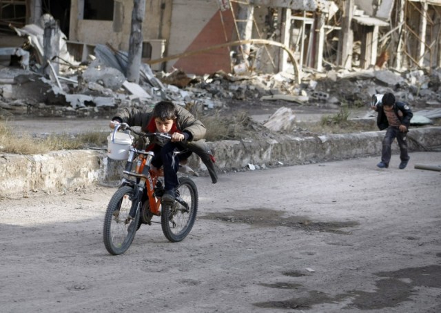 Siria, la fuga em bici