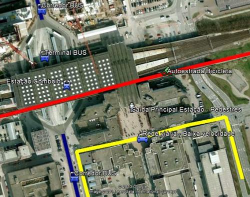 Figura 6 - Estação central de Almere. Fonte: Google Earth